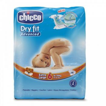 Chicco Pannolini Extra Large N. 6 16-30 kg 28 pezzi