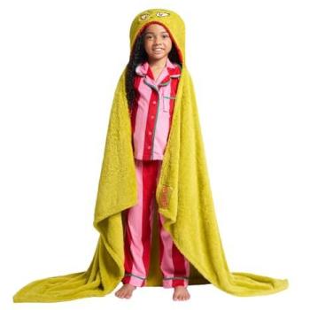 Green Grinch Cozy Hooded Blanket – XL Size
