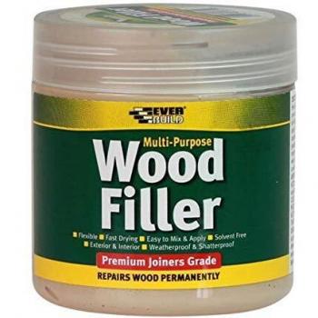 Everbuild Multipurpose Premium Joiners Grade Wood Filler Light Stainable 250ml