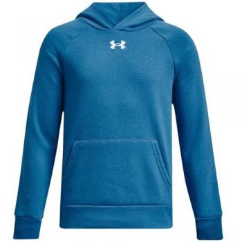 Veste hoodie bleu UA Rival Fleece Kids