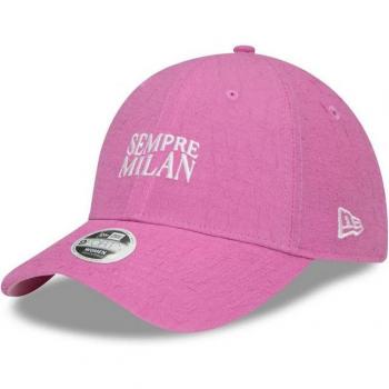 New Era Damen Baseball Cap 9Forty Crinkle AC Milan Rosa