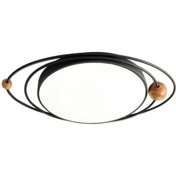 5‑Light Galaxy Oval Chandelier – Toolight, Black, 30x53x8 cm