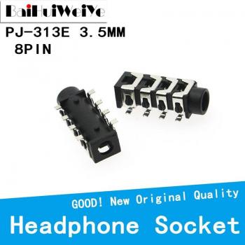 Connecteur 3.5mm Femelle SMT SMD 8 Broches PJ-313E