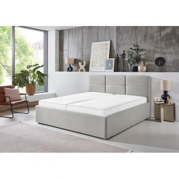 Durango Sun Garden Bettsystem – Silbergraues Polsterbett, 180 × 200 cm