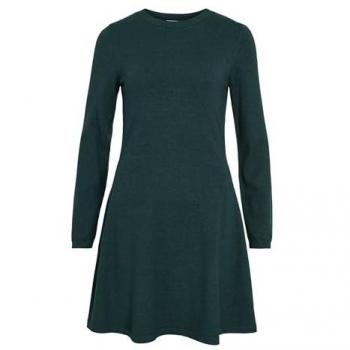 A‑Line Strickkleid VICOMFY – Rundhals Design