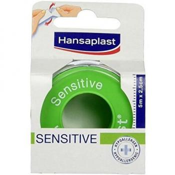 Tissu adhesivo sensitive Hansaplast 5m x 2.5 cm