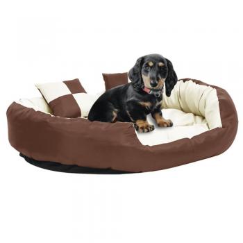 Cuscino per Cani Marrone Crema 110x80x23cm