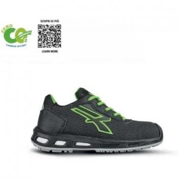 Protección Urbana U-Power Malibu: Calzado Negro y Verde (EU 44)