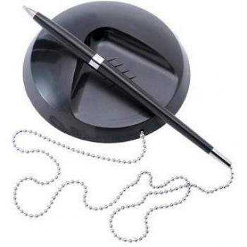 Star Office Desk Ball Pen Chained to Base 1.0mm Tip Black