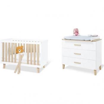 Pinolino Lumi Set di camerette per neonati con lettino 60x120
