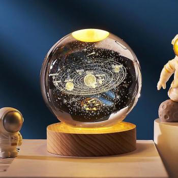 Luz Nocturna Planetaria de Cristal Kuang Yan