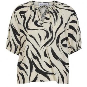 Blouse à Encolure Nouée Vila