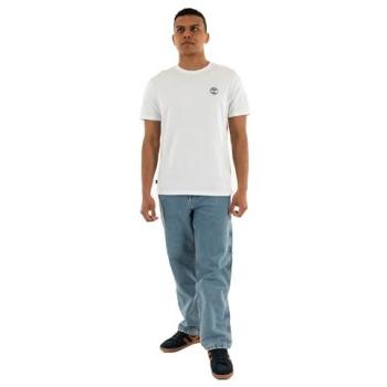 T‑shirt Timberland “Kenebec” Camouflage Boisé 1001 Blanc