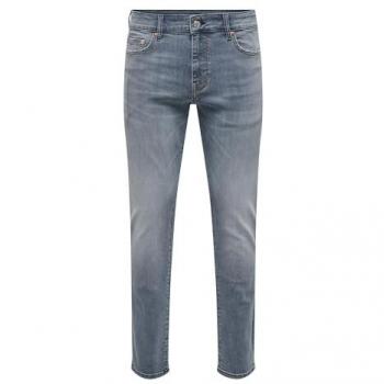 Only & Sons Dark Blue Grey Slim Jeans W33 L34