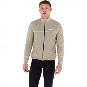 Giacca a vento Santini Ventus beige opaco