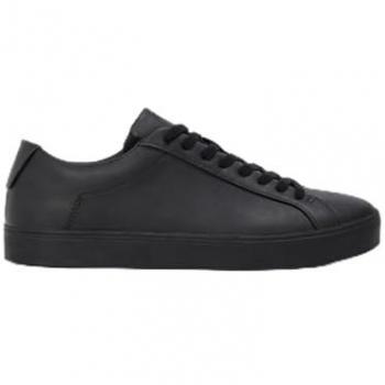 Farah Rigby Black Lace Up Trainers