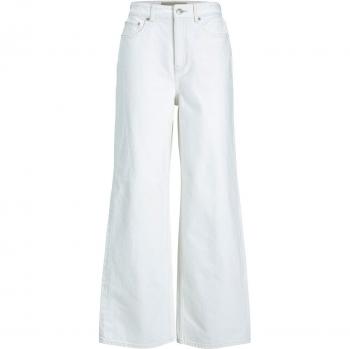 Pantalón Jack & Jones JXTOKYO White Denim Wide HW MR6012 Mujer