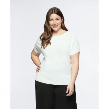 Camisa de viscosa de manga corta Fiorella Rubino
