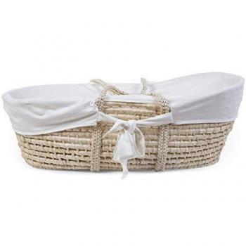 CHILDHOME Bezug für Babykörbchen weiß