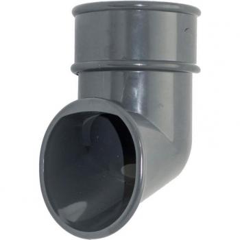 Circular 68 mm Downpipe Connector – Anthracite Grey