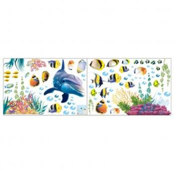 Waterproof Fish and Dolphin Wall Art