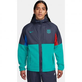 Veste Nike FC Barcelone 23 24 Hiver AWF Bleu Énergie