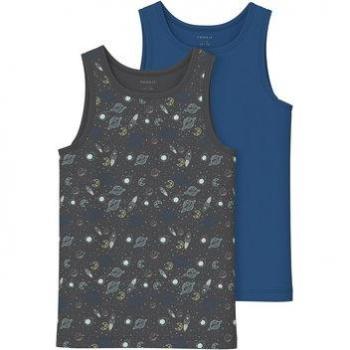 Jersey‑Tank Top 2 Stück – „Forged Iron“ – 95% Baumwolle / 5% Elasthan