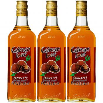Cream Haselnuss Caiman Love Nuss (3 x 0,7 l)