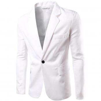 Blazer blanc homme style business L