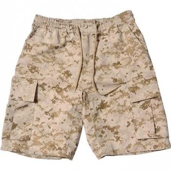 Shorts de Camuflaje con Banda Elástica