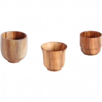 Wooden Beer Mug Set