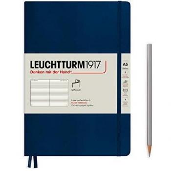 Cuaderno compacto Leuchtturm1917 Navy, 5 ⅜ x 8 ¼