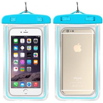 ISKYBOB Waterproof Phone Cover with Luminous Glow