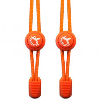 Phoenix Fit Senza Elastico Sistema di Chiusura Facile Colore Variabile per Corridori Bambini Anziani G Vita Attiva 1 Paio Sunburst Orange