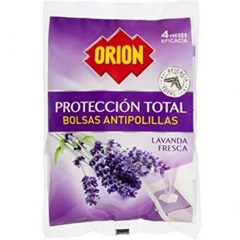 Antipolillas Orion en bolsa lavanda fresca con 20 unidades