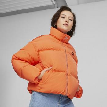 Puma Damen Classics Pufferjacke oversized orange