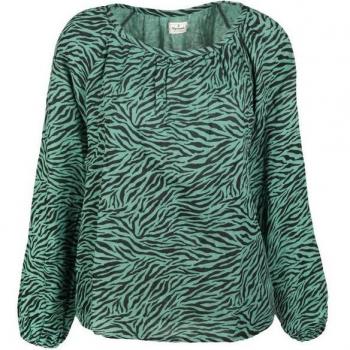 Alprausch M Größe Grün – Damen‑Shirt mit lockerer Passform