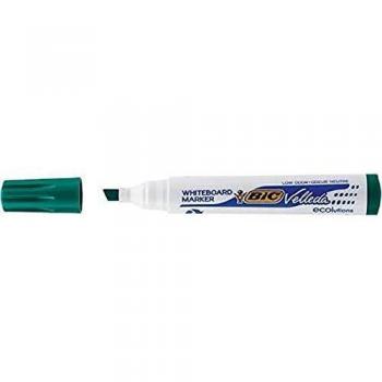 BIC Velleda Ecolution Tafelmarker, grün, 1,1-5,6 mm, abgeschrägter Kopf