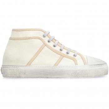 Dolce & Gabbana Men's Vintage Mid-Top Sneakers Beige/Ivory Size 41 (7 UK, 8 US) CS2195AL049 Color 8N198