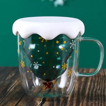 Coupe en Verre Étoile de Noël