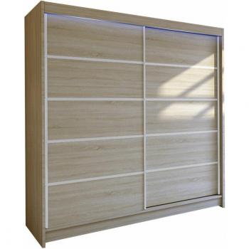 Armoire Spacieuse Closico 153, Chêne Sonoma