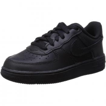 Nike Force 1 PS Boy's Basketball Footwear – Black – UK 2, EU 34