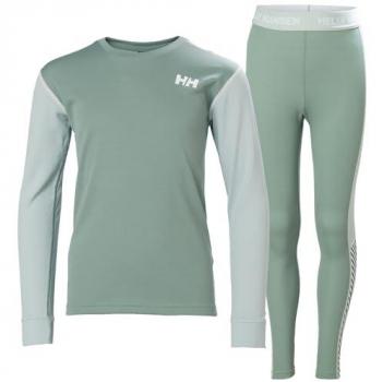 Helly Hansen Junior Lifa Active Thermal Base Layer Set Green 16 Years