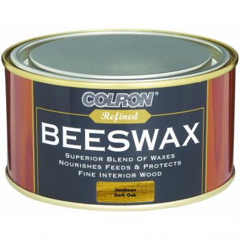 Ronseal Colron Refined Wax Beeswax Jacobean Dark Oak 400g for Interior Wood UK
