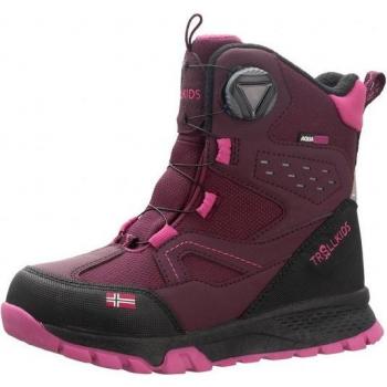 Scarponi d’inverno per bambini Trollkids Kirkenes Redwood / Magenta