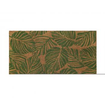 Tapis Coco Marron Motif Jungle 60x90