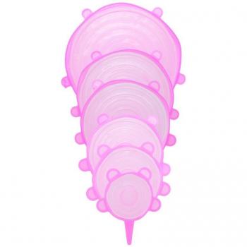 6pcs Silicone Stretch Lids