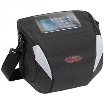 Schwarze Norco Klick Fix Lenkertasche Manitoba – 25 × 20 × 18 cm