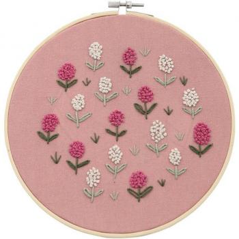 DIY Stickerei Einsteiger-Set mit Handblumenmotiv