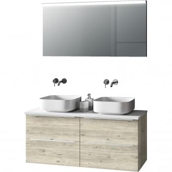 Bassin Douche & Lavabo Double LARISSA 5 Pièces